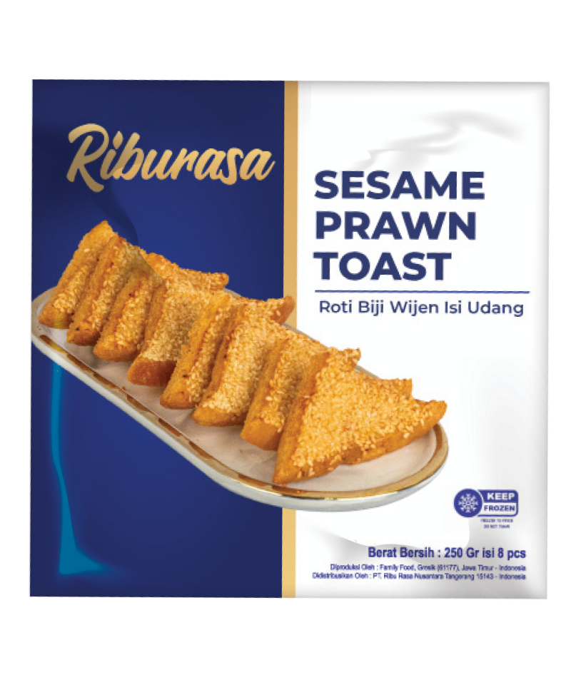 Riburasa sesame prawn toast